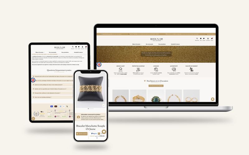 Bijoux-Or-Occasion — E-commerce PrestaShop 8.1